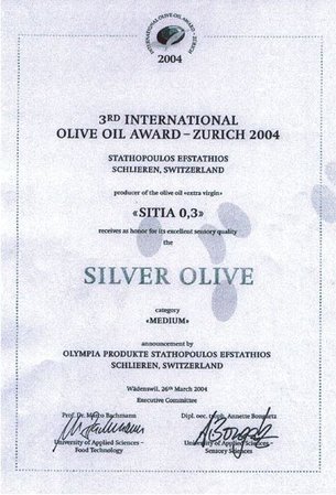 Silver Medal International Olive Oil Awards Zurich 2004\\n\\n02.05.2015 16:31