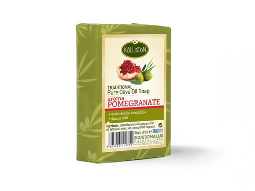Olivenseife Granatapfel-Duft 100g