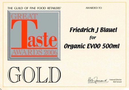 Gold Auszeichung bei der Guild of Fine Food Retailers in 2006\\n\\n02.05.2015 12:14